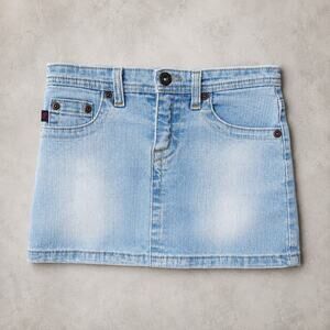 Vintage 90’s Kids Z.Cavaricci Denim Medium Washed Skirt | Back to School  Size 7